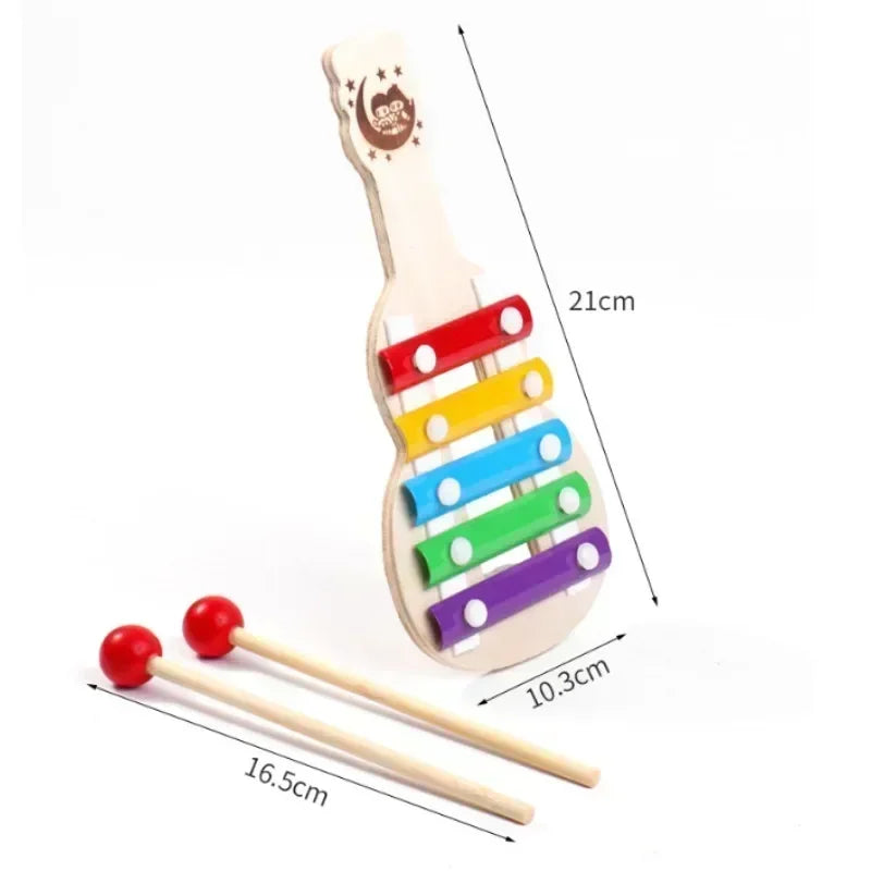 Briquedo Montessori - Instrumento Musical para bebês de 1 a 3 anos