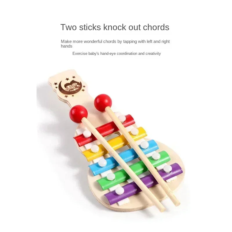 Briquedo Montessori - Instrumento Musical para bebês de 1 a 3 anos