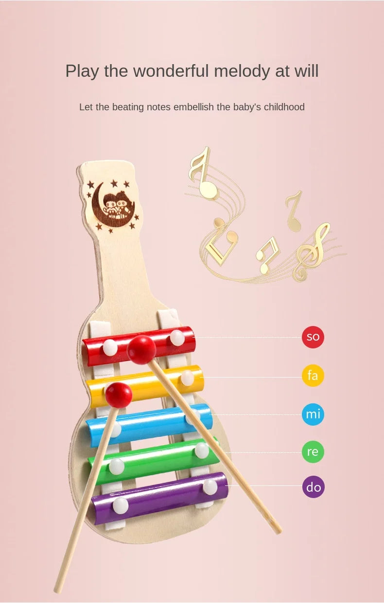 Briquedo Montessori - Instrumento Musical para bebês de 1 a 3 anos