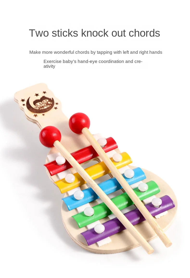 Briquedo Montessori - Instrumento Musical para bebês de 1 a 3 anos