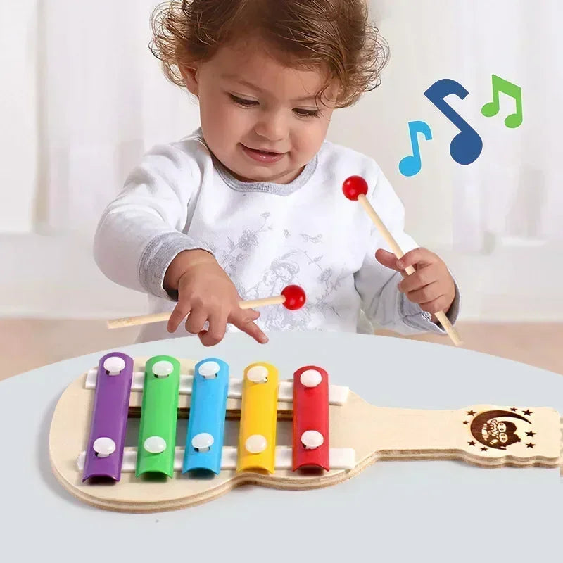 Briquedo Montessori - Instrumento Musical para bebês de 1 a 3 anos